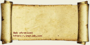 Anja Veljović vizit kartica